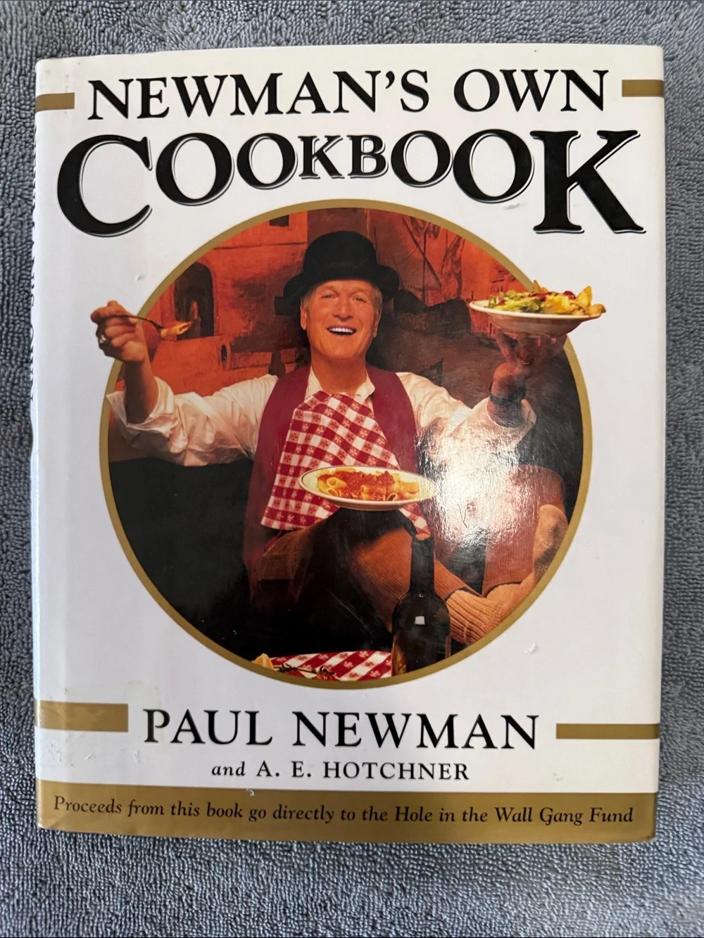 Newman's Own Cookbook - Two Vintage Hardcover Copies